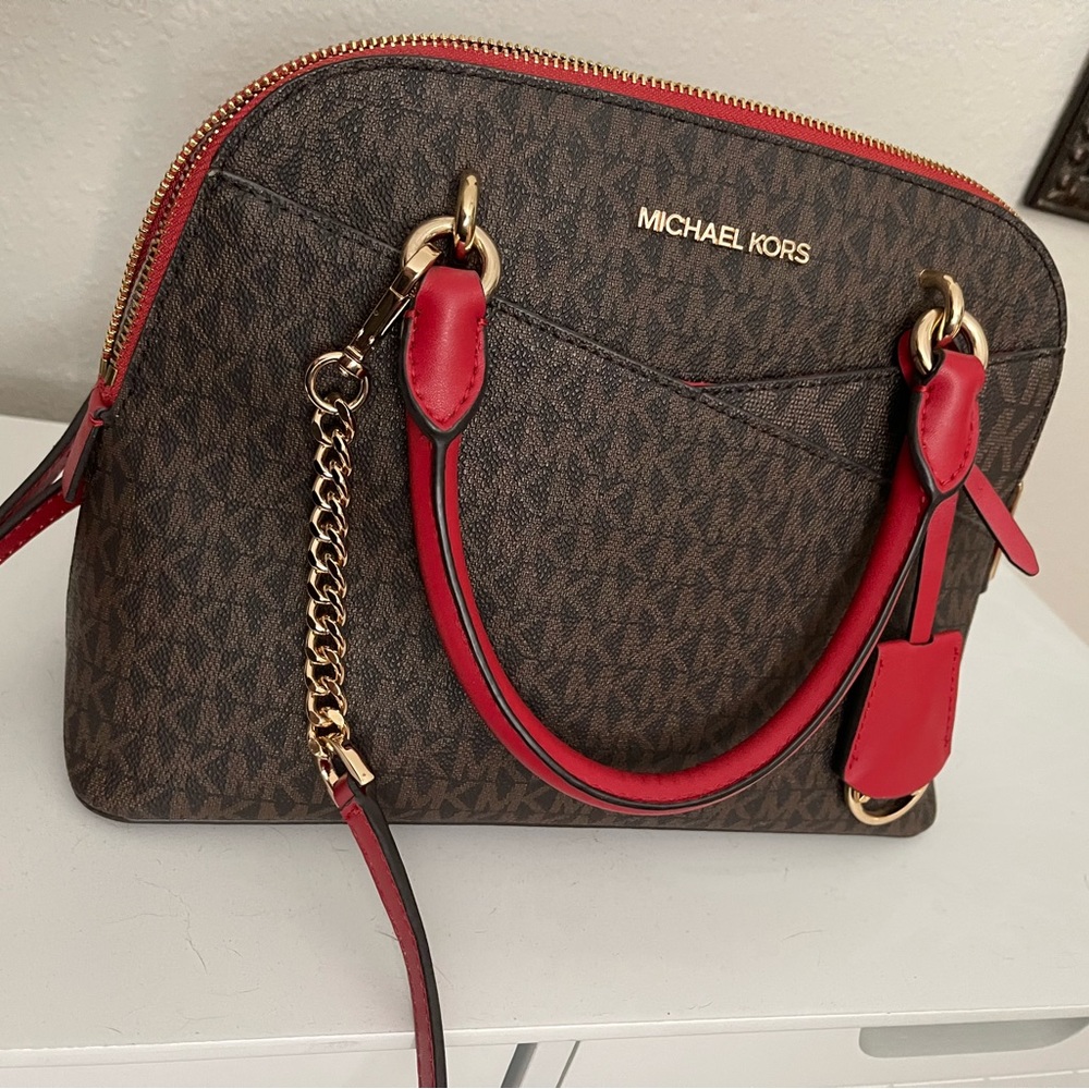 Michael Kors Dome Satchel Crossbody